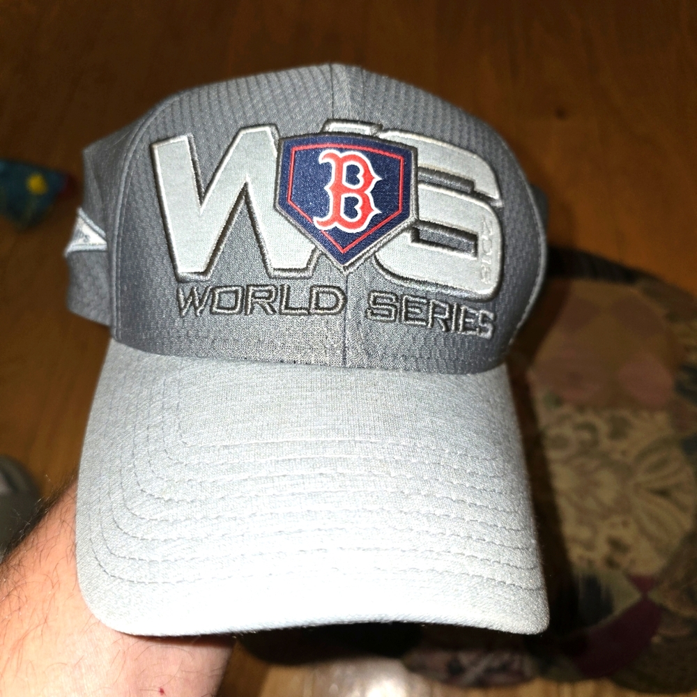 BOSTON RED SOX MLB ACLS CHAMPIONS 2018 WORLD SERIES NEW ERA 39THIRTY HAT CAP